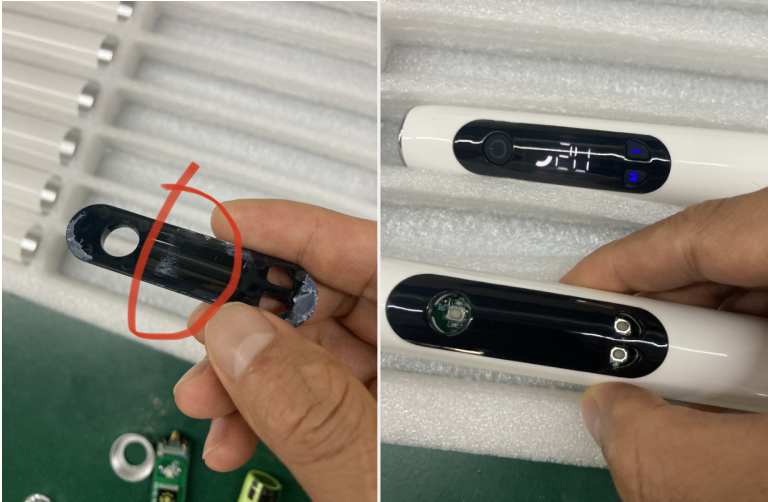 電動(dòng)牙刷粘接案例，聚力不發(fā)白快干膠值得客戶(hù)信任
